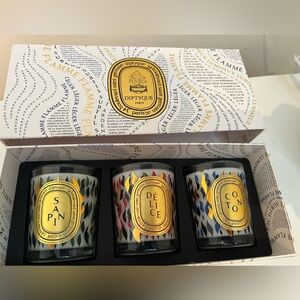 DIPTYQUE Gift Set of 3 Limited Edition Candles
